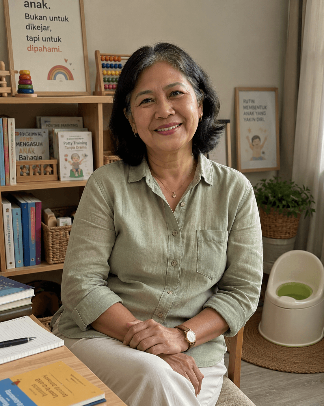 Bu Rina Lestari, mentor pendidikan awal kanak-kanak